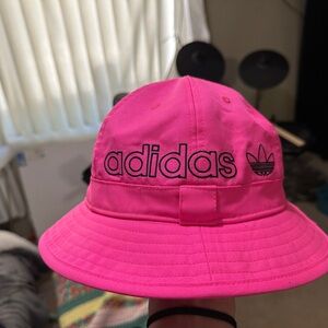 Adidas Vibrant Pink Bucket Hat
